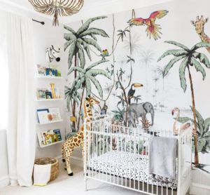 jungle behang kinderkamer babykamer